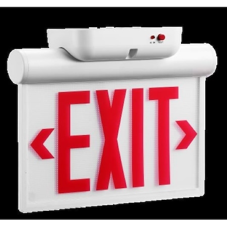 Beghelli LED Edge-lit Exit Sign, CYCECOSALUWCS CYCECOSALUWCS